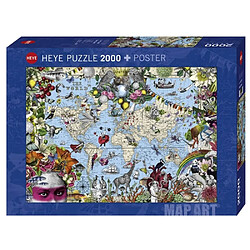 Heye Puzzle 2000 Pièces : Quirky World 