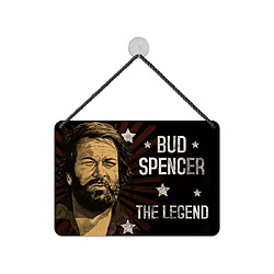 BLECHWAREN FABRIK BRAUNSCHWEIG Bud Spencer - Panneau métal The Legend 16,5 x 11,5 cm 