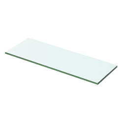 vidaXL Panneau pour étagère Verre transparent 50 x 12 cm 