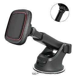 Support magnétique pour téléphone de voiture universel pour tableau de bord, pare-brise, ventouse de force industrielle, support de téléphone de voiture avec bras télescopique réglable pour tous les téléphones portables 