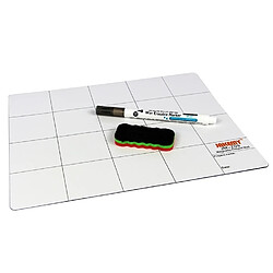 Wewoo Tapis de travail pour iPhone / Samsung réparation outils 25 cm x 20 cm de projet magnétique avec marqueur