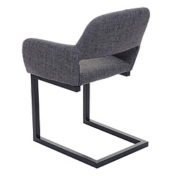 Avis Mendler Chaise de salle à manger HWC-A50 II, rétro ~ tissu, gris