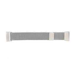 Wewoo Bracelet montre en métal pour Fitbit Charge 3 (Argent) 