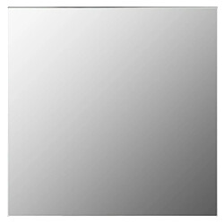 Acheter Maison Chic Miroir mural avec lampes LED | Miroir Décoration pour Maison Salle de Bain Carré Verre -GKD28234