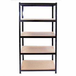 Monstershop Monster Racking - Lot de 3 Rayonnages T-Rax en Acier Sans Boulons Noirs 90cm x 45cm x 180cm