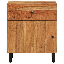 Acheter Maison Chic Table de chevet, Table de Nuit, Meuble de Rangement 50x33x60 cm bois d'acacia solide