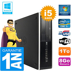 PC HP Compaq 8300 SFF Core I5-2400 Ram 8Go Disque 1 To Graveur DVD Wifi W7 · Occasion 