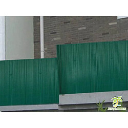 Jet7Garden Canisse 250 spéciale panneaux 1.8x2.5 m - vert Canisse en PVC vert double face qualité + 1.80 x 2.5 m