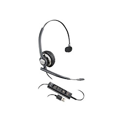 Plantronics Encorepro HW715 casque Arceau Noir, Argent (EncorePro HW715 USB N/C Mono) - 0017229148727