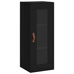 Maison Chic Armoire murale,Meuble de Rangement pour salon,cuisine noir 34,5x34x90 cm -MN36479