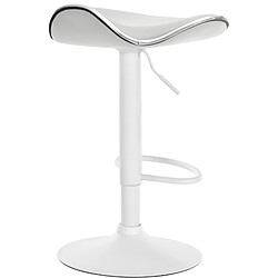 Acheter Non Tabouret de bar Shanghai simili cuir blanc