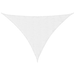 vidaXL Voile de parasol tissu oxford triangulaire 5x7x7 m blanc