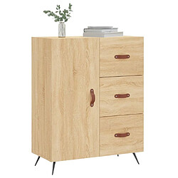 Avis Maison Chic Buffet,Meuble de Rangement,commode pour salon,Cuisine chêne sonoma 69,5x34x90 cm bois d'ingénierie -MN68525