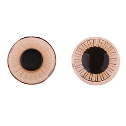 Avis Oeil en plastique pièces oeil puces diy eyechips pour middie blythe poupée café