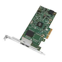 Carte Réseau INTEL i350-T2 I350T2G1P20 Dual RJ-45 100/1000Mbps Gigabit PCI-e x4 - Occasion