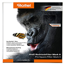 Avis Rollei Filtre rectangulaire professionnel Mark II ? Filtre à Densité Neutre (100x105 mm) Gorilla Glass - ND8 (3 Stops/0,9) Système 100 mm