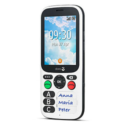 Acheter Doro 780X IUP (Double Sim, 4G, 2.8'') - Noir et Blanc