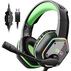 Chrono Casque de Jeu NUBWO PS4, N7 stéréo Xbox One, Casque Filaire PC Gaming avec Microphone à réduction de Bruit, Casque Over-Ear pour PC, Mac, Playstation 4, Xbox One, Android et iPhone Noir 