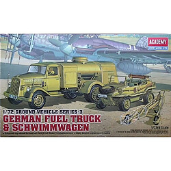 Academy Maquette Camion German Fuel Truck & Schwimmwagen 