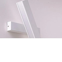 Universal Lampe de chevet à LED, 85-265 (V) LED 7W simple chambre à coucher couloir applique de chevet pivotant applique, blanc 