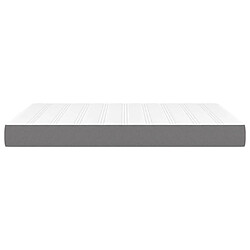 Avis vidaXL Matelas de lit à ressorts ensachés Gris foncé 140x200x20 cm