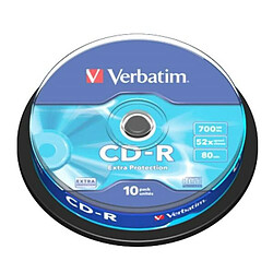 Totalcadeau 10 pcs CD-R disques CD vierge - 10 Cd à graver pour sauvegarde pas cher