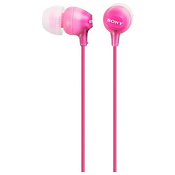 Totalcadeau Ecouteurs intra auriculaires rose - Casque audio pour smartphone, MP3, téléphone portable pas cher