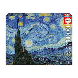 Educa Borras EDUCA - Puzzle - 1000 La nuit etoilee, Vincent van Gogh