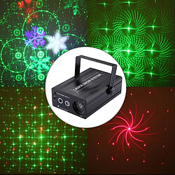 Wewoo Laser LED 20W 6 LEDs Light Light Flocon de neige Projecteur Intérieur Stage Décoration Atmosphère Lumière avec Titulaire / Auto Exécution / Contrôle Du Son, AC 110-240 V