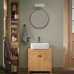 SoBuy BZR34-PF Meuble de Rangement Salle d Bain Meuble Colonne Armoire de Toilette Meuble WC