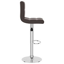 Acheter vidaXL Tabouret de bar Marron Similicuir