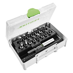 Festool SYS3 XXS CE-MX BH 60 Set d'embouts pour perceuse visseuse sans fil, 16 pcs. (205825) 