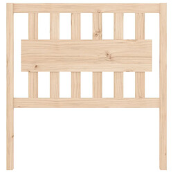 Avis Maison Chic Tête de lit scandinave pour lit adulte,Meuble de chambre 95,5x4x100 cm Bois massif de pin -MN57983