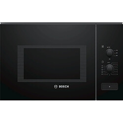 Micro-ondes encastrable 25l 900w noir - bfl550mb0 - BOSCH