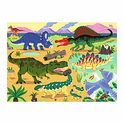 Ludendo Puzzle 60 pièces - Les dinosaures du Crétacé