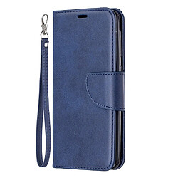 Etui en PU avec support bleu pour votre Samsung Galaxy A20e/A10e