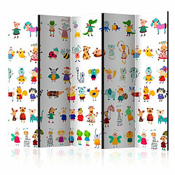 Paris Prix Paravent 5 Volets Cartoon Pets 172x225cm