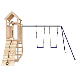 Acheter Maison Chic Aire de jeux d'extérieur | Maisonnette de jeu | Maison pour enfants bois de pin massif -GKD92760