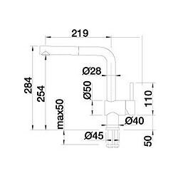 Blanco Mitigeur avec douchette LINUS-S-512402