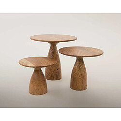 Avis Lisa Design Henna - lot de trois tables basses - bois d'acacia massif