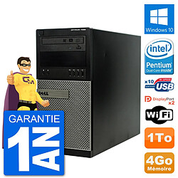 PC Tour Dell 7020 Intel Pentium G3220 RAM 4Go Disque Dur 1To Windows 10 Wifi · Occasion 