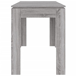 Acheter vidaXL Table à dîner sonoma gris 120x60x76 cm bois d'ingénierie