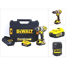 Perceuse visseuse à percussion DEWALT XRP 18V 5.0Ah - 2 batteries, chargeurs, coffret - DCD995P2