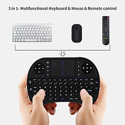 Acheter Universal I8 Air Mouse 2,4 GHz Mini Clavier Wireless Touch Pad Télécommande sans rétroéclairage X96 Mini H96Max TV Box PC Gamepad