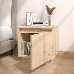 Avis Maison Chic Table de chevet, Table de Nuit, Meuble de Rangement 40x30x40 cm Bois de pin solide