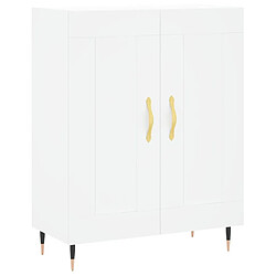 Maison Chic Buffet,Meuble de Rangement,commode pour salon,Cuisine blanc 69,5x34x90 cm bois d'ingénierie -MN32952