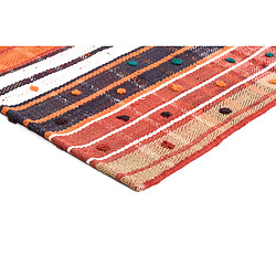 Vidal Tapis de laine 175x134 multicolore Jajim pas cher