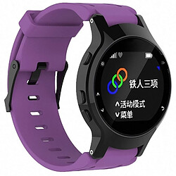 Wewoo Bracelet pour montre connectée Dragonne Sport en silicone Garmin Forerunner 225 Violet 