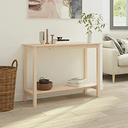 Acheter vidaXL Table console 110x40x80 cm Bois massif de pin