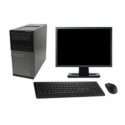 PC Tour Dell 990 Ecran 27" Intel G630 RAM 16Go Disque Dur 1To Windows 10 Wifi - Occasion